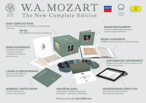 Decca and DG join to release New Complete Mozart Edition on 200